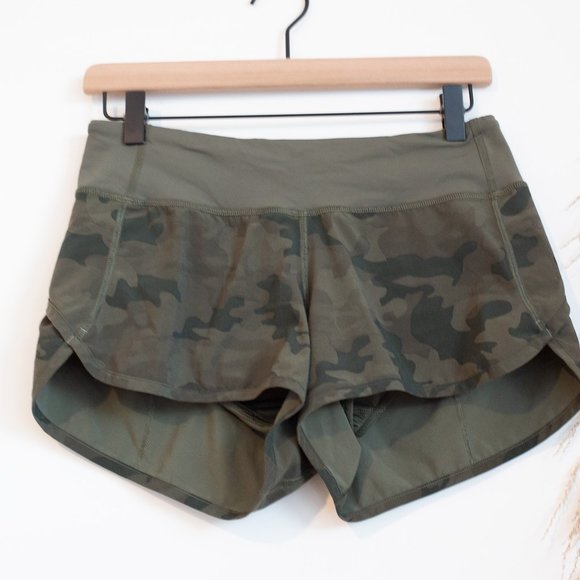 lululemon athletica Pants - Lululemon Camo Speed Short Green